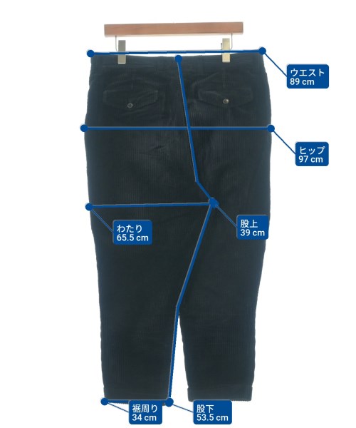 ami（アミ）クロップドパンツ 黒 サイズ:L メンズ/2200648571018