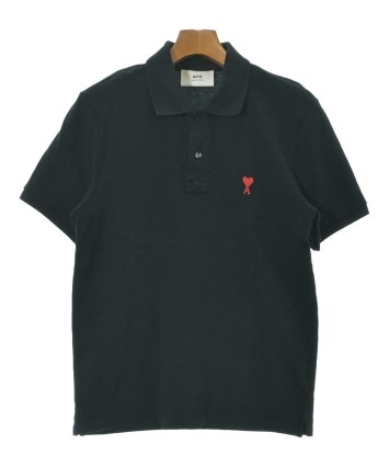 【ami】ポロシャツ ami（アミ）ポロシャツ 黒 サイズ:M メンズ/2200651261012 |【公式