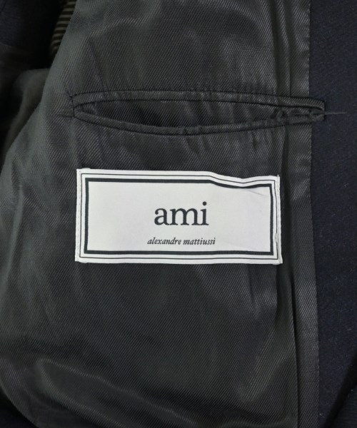 ami（アミ）チェスターコート 紺 サイズ:48(L位) メンズ/2200703832030