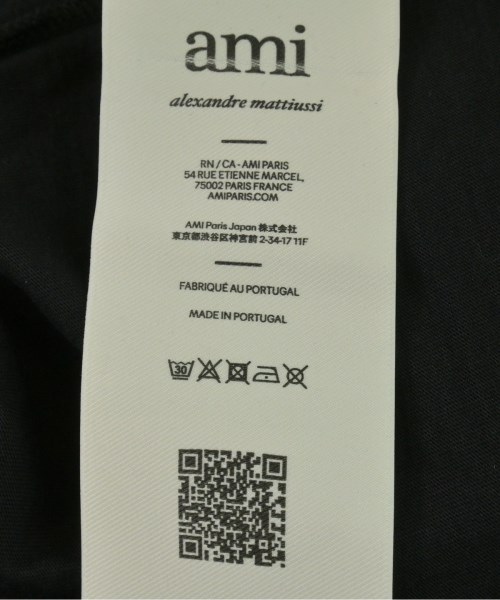 ami（アミ）Tシャツ・カットソー 黒 サイズ:-(M位) メンズ