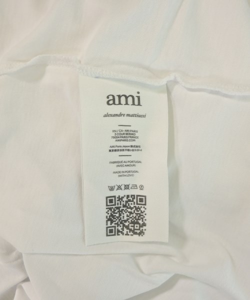 ami（アミ）Tシャツ・カットソー 白 サイズ:M メンズ/2200707434063