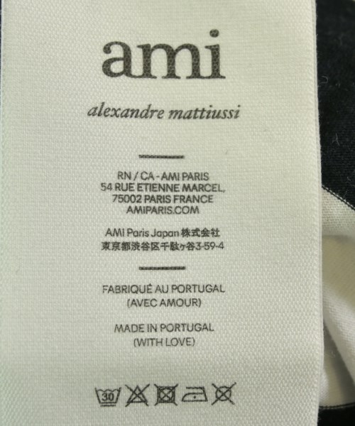 ami（アミ）Tシャツ・カットソー 白 サイズ:M メンズ/2200709633044