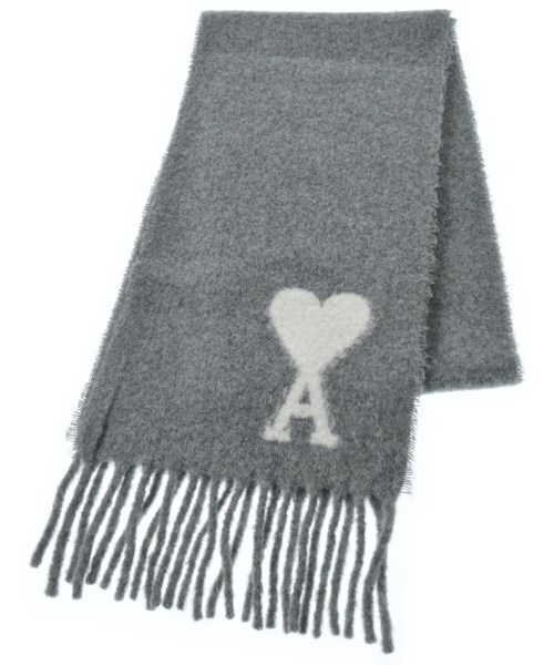 ami(アミ)マフラー グレー サイズ:F/2200663737192