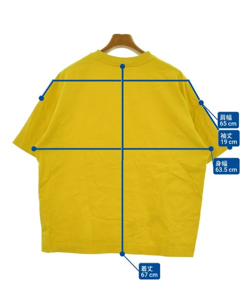 ami（アミ）Tシャツ・カットソー 黄 サイズ:S メンズ/2200663957019