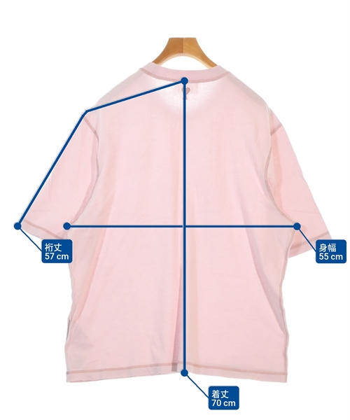ami（アミ）Tシャツ・カットソー ピンク サイズ:M メンズ/2200669211115