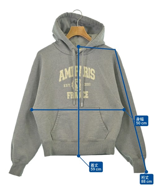 ami（アミ）パーカー グレー サイズ:S メンズ/2200666496010