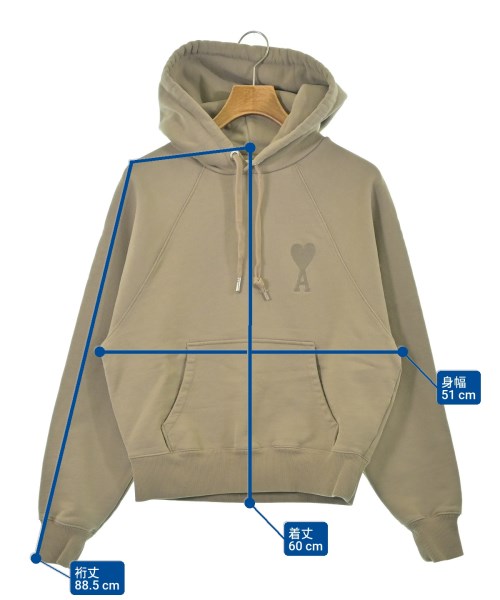 ami（アミ）パーカー ベージュ サイズ:S メンズ/2200666496034