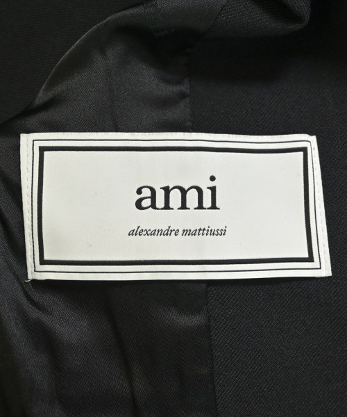ami（アミ）チェスターコート 黒 サイズ:34(XXS位) レディース/2200684817026