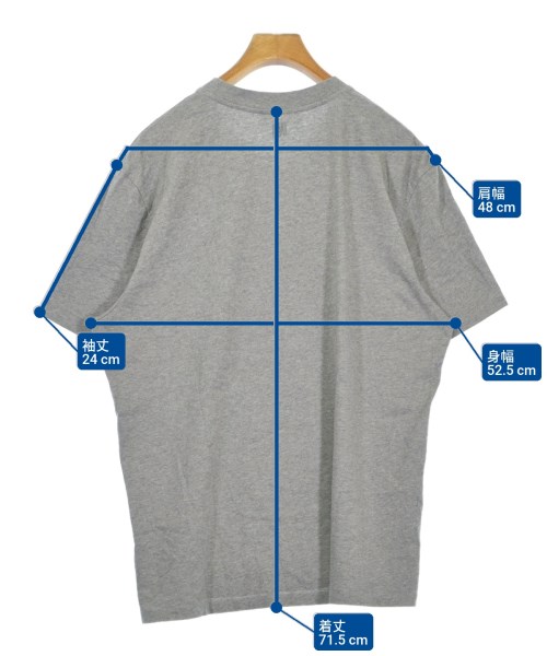ami（アミ）Tシャツ・カットソー グレー サイズ:XXL メンズ/2200677868431