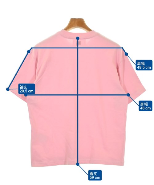 ami（アミ）Tシャツ・カットソー ピンク サイズ:XXS メンズ/2200691692302