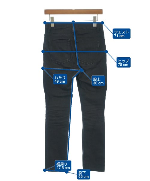 SAINTLAURENT（サンローラン）デニムパンツ 黒 サイズ:26(M位) レディース/2200695455033