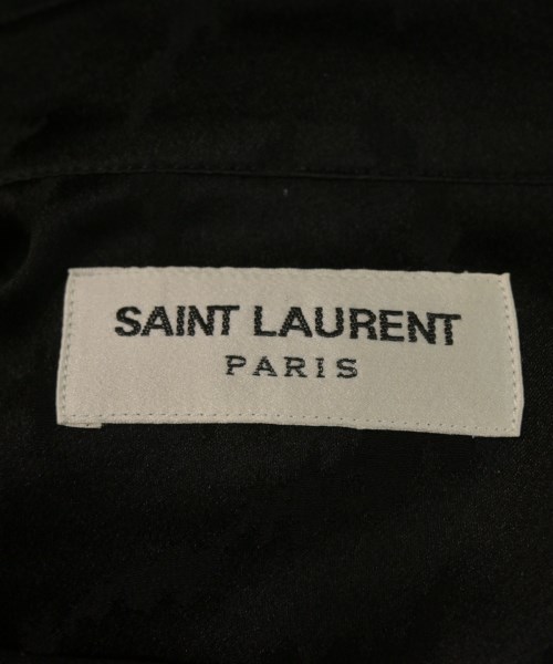 SAINTLAURENT（サンローラン）カジュアルシャツ 黒 サイズ:38(S位) メンズ/2200726870019