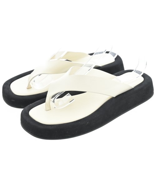 THE ROW(ザ　ロウ)サンダル 白 サイズ:EU37(23.5cm位)/2200474610424