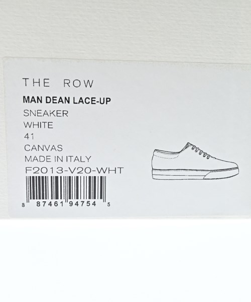 THE ROW（ザロウ）スニーカー 白 サイズ:EU41(26cm位) メンズ/2200644598712