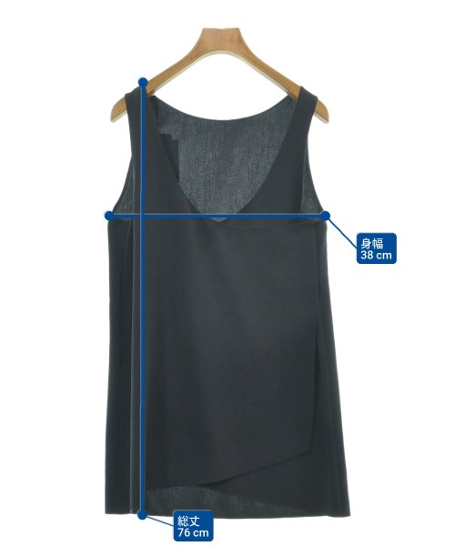 THE ROW（ザロウ）ブラウス 紺 サイズ:0(XS位) レディース/2200622963037