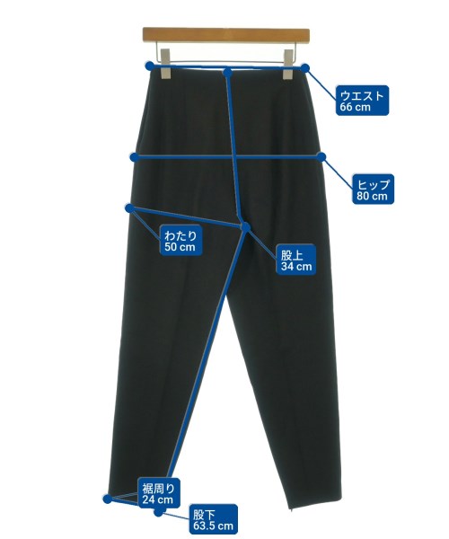 THE ROW（ザロウ）スラックス 黒 サイズ:4(XL位) レディース/2200626864569