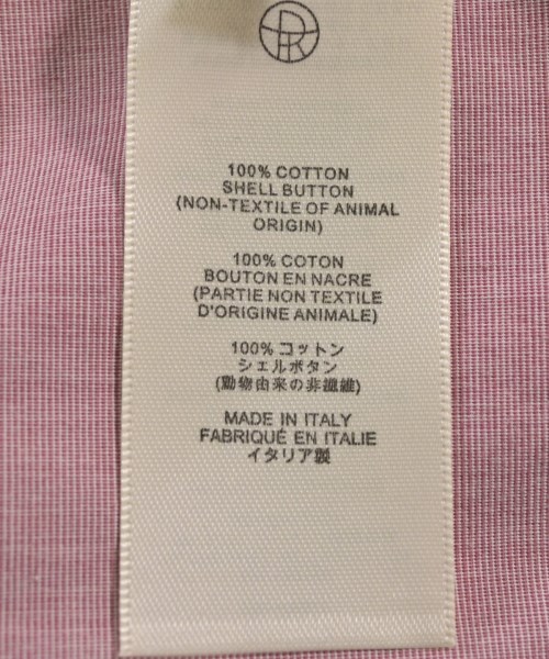 THE ROW（ザロウ）カジュアルシャツ 赤 サイズ:XS メンズ/2200632508051