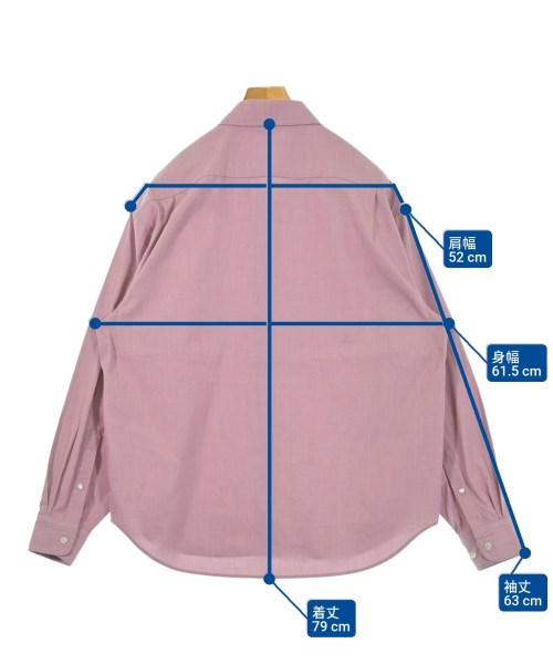 THE ROW（ザロウ）カジュアルシャツ 赤 サイズ:XS メンズ/2200632508051