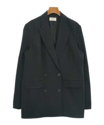 美品THE ROW ザロウ テーラード ジャケット 1B 黒 0 THE ROW（ザロウ）テーラードジャケット 黒 サイズ:2(M位) レディース