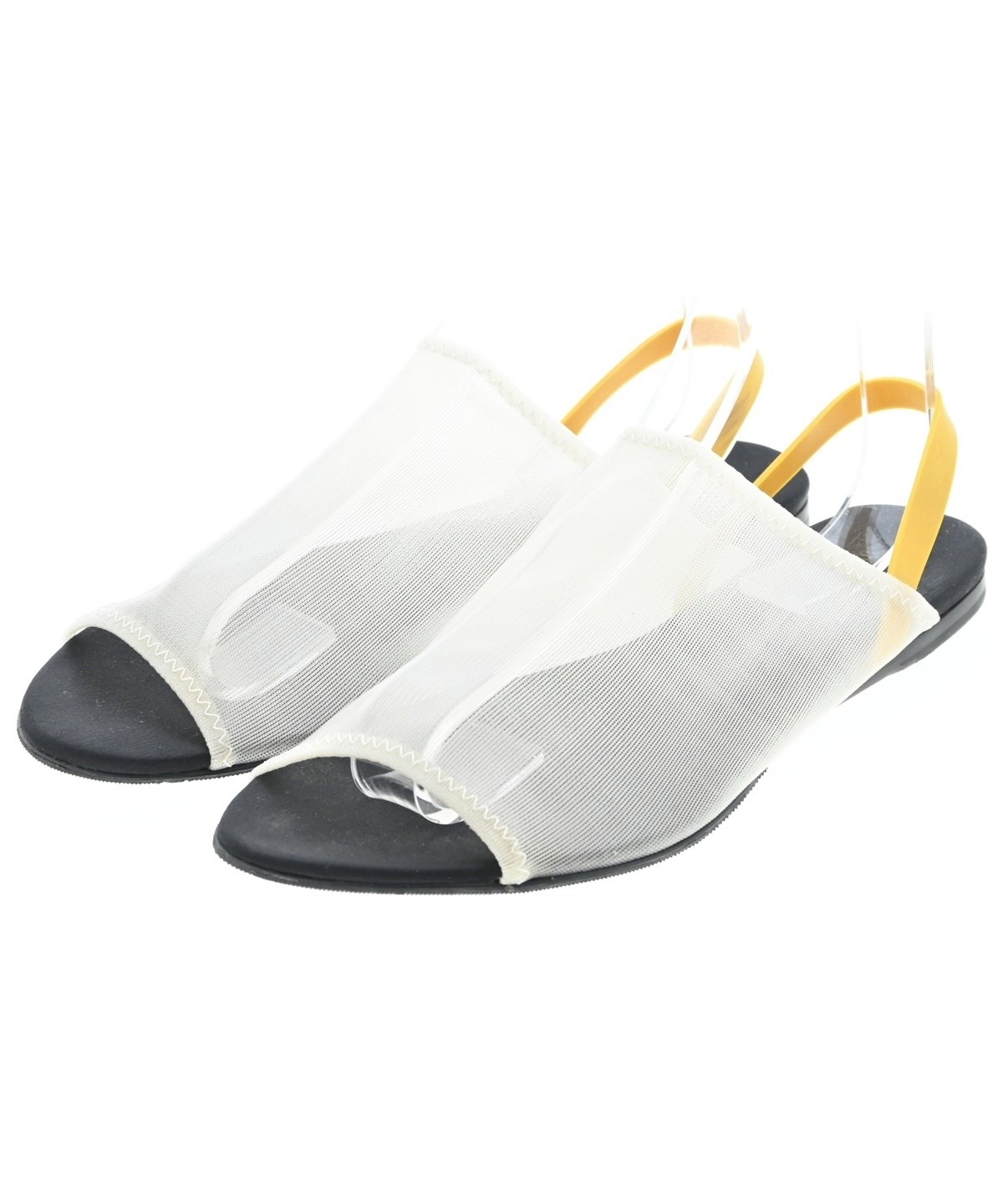 THE ROW サンダル　24cm THE ROW（ザロウ）サンダル 白 サイズ:EU37 1/2(24cm位) レディース