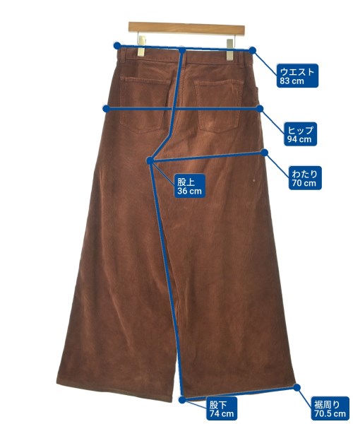 THE ROW（ザロウ）その他 茶 サイズ:30(M位) メンズ/2200672056031