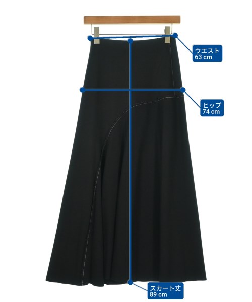 THE ROW（ザロウ）ロング・マキシ丈スカート 黒 サイズ:XS レディース/2200693727033