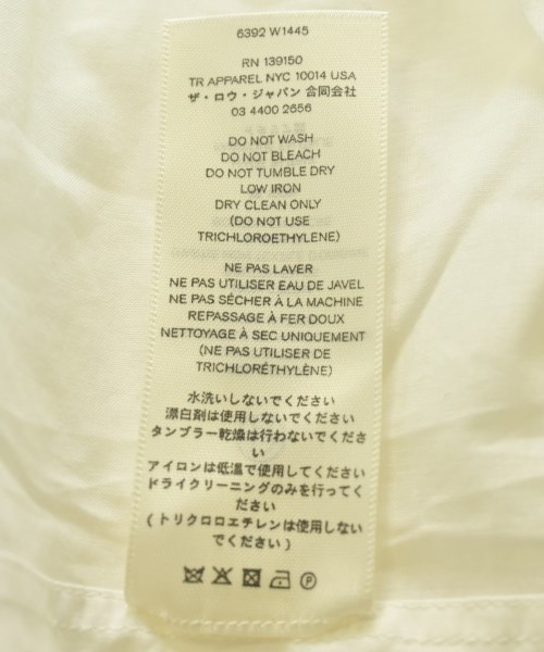 THE ROW（ザロウ）ワンピース 白 サイズ:XS レディース/2200652713121