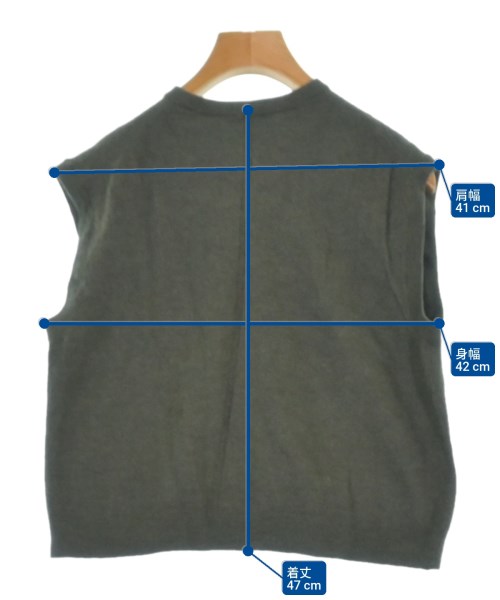 THE ROW（ザロウ）ベスト カーキ サイズ:S レディース/2200654961032