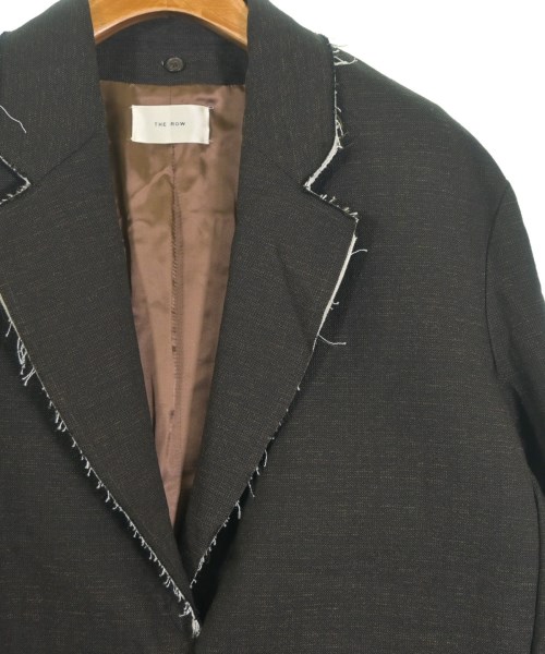 THE ROW（ザロウ）テーラードジャケット 茶 サイズ:4(XL位) レディース/2200663061051