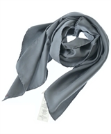 THE ROW（ザロウ）バンダナ・スカーフ グレー サイズ:- レディース/2200664097202