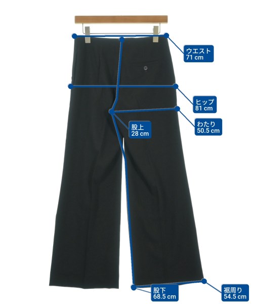 THE ROW（ザロウ）スラックス 黒 サイズ:0(XS位) レディース/2200666733122