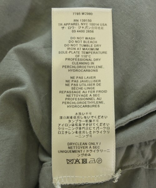THE ROW（ザロウ）その他 グレー サイズ:XS レディース/2200718703035