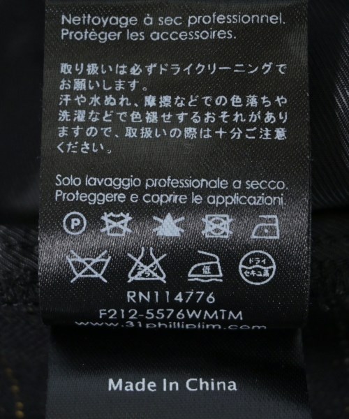 3.1 Phillip Lim（スリーワンフィリップリム）その他 黒 サイズ:28(S位) メンズ/2200597135323
