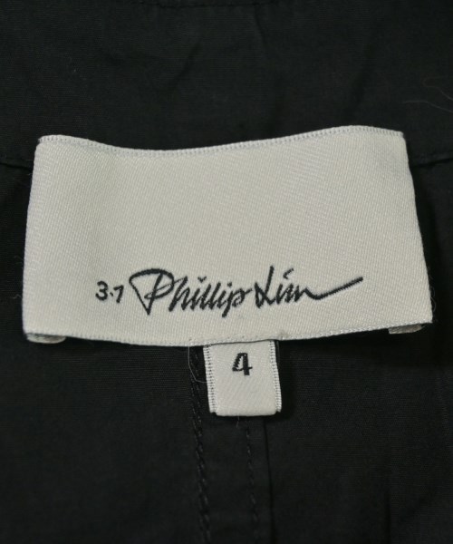 3.1 Phillip Lim（スリーワンフィリップリム）カジュアルシャツ 黒 サイズ:4(XL位) レディース/2200628496027