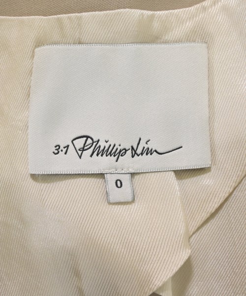 3.1 Phillip Lim（スリーワンフィリップリム）ノーカラージャケット ベージュ サイズ:0(XS位) レディース/2200617092018