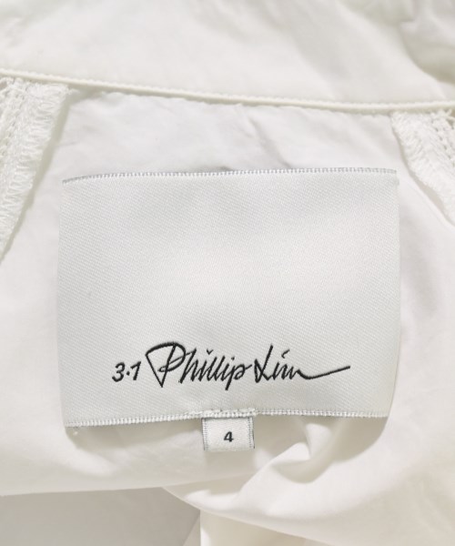 3.1 Phillip Lim（スリーワンフィリップリム）カジュアルシャツ 白 サイズ:4(XL位) レディース/2200613721011