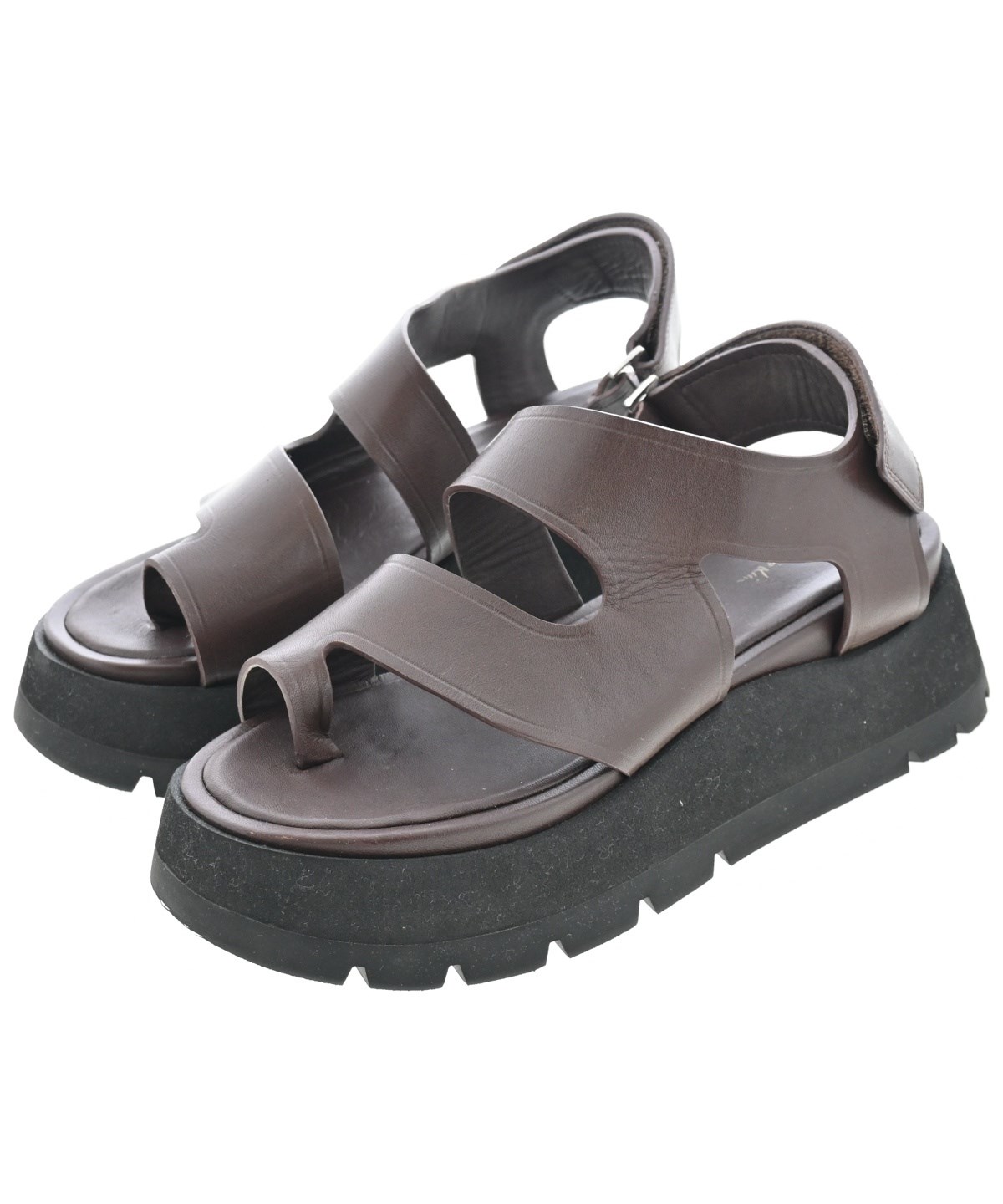 3.1 フィリップリム サンダル 37 ハイヒール アンクルベルト レザー 3.1 Phillip Lim（スリーワンフィリップリム）サンダル 茶 サイズ:EU37