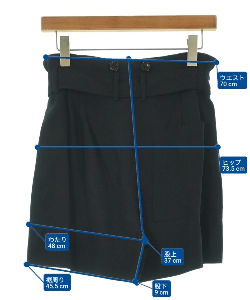 3.1 Phillip Lim（スリーワンフィリップリム）ショートパンツ 紺 サイズ:00(XXS位) レディース/2200672911859