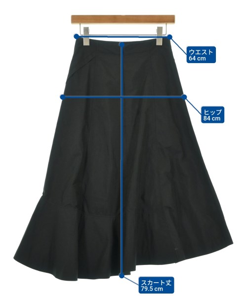 3.1 Phillip Lim（スリーワンフィリップリム）ロング・マキシ丈スカート 黒 サイズ:0(XS位) レディース/2200678010044