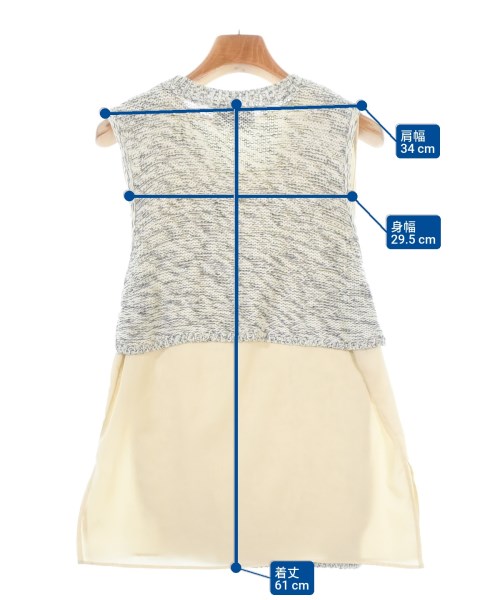 3.1 Phillip Lim（スリーワンフィリップリム）ベスト 白 サイズ:S レディース/2200695993047