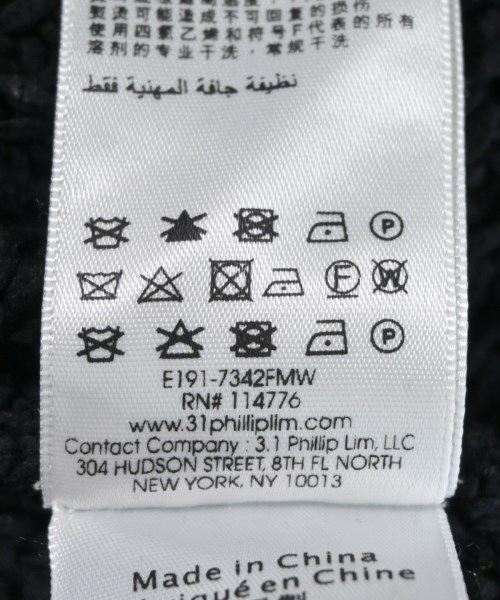 3.1 Phillip Lim（スリーワンフィリップリム）ニット・セーター 黒 サイズ:XS レディース/2200697938039