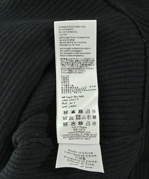 3.1 Phillip Lim（スリーワンフィリップリム）ニット・セーター 黒 サイズ:M レディース/2200701763022