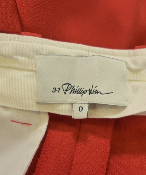 3.1 Phillip Lim（スリーワンフィリップリム）スラックス 赤 サイズ:0(XS位) レディース/2200657815103