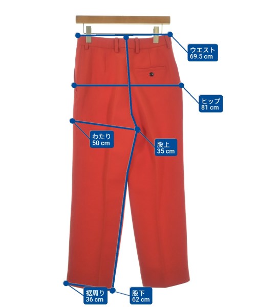 3.1 Phillip Lim（スリーワンフィリップリム）スラックス 赤 サイズ:0(XS位) レディース/2200657815103