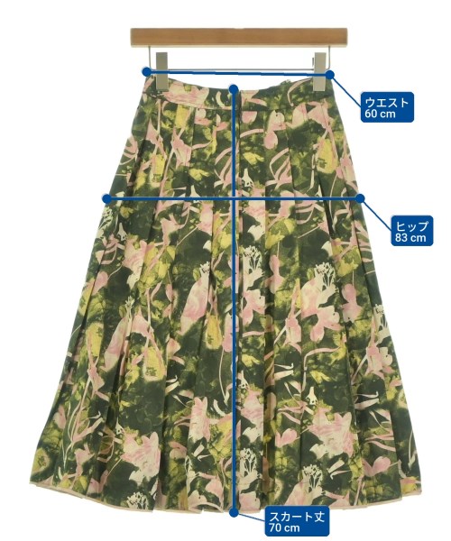 3.1 Phillip Lim（スリーワンフィリップリム）ロング・マキシ丈スカート 緑 サイズ:00(XXS位) レディース/2200655567738