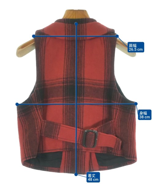 3.1 Phillip Lim（スリーワンフィリップリム）ベスト 赤 サイズ:2(M位) レディース/2200656973132