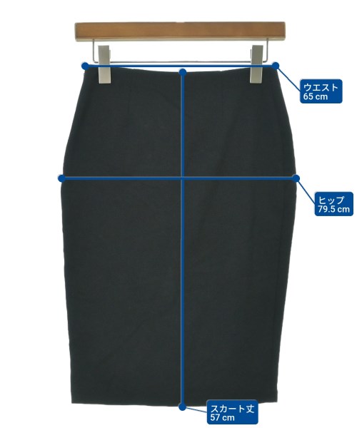 3.1 Phillip Lim（スリーワンフィリップリム）ひざ丈スカート 黒 サイズ:2(M位) レディース/2200630627235