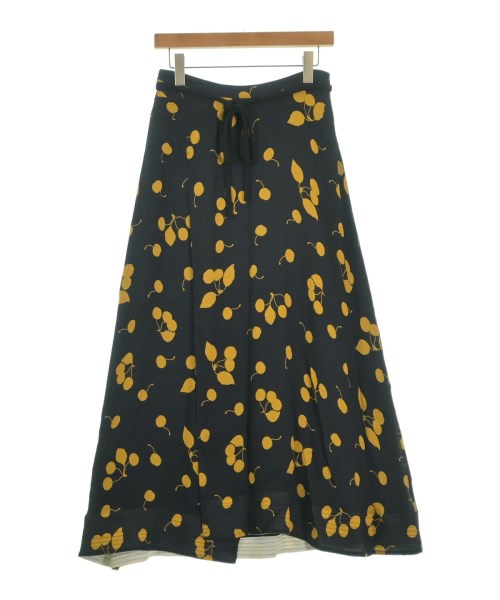 3.1 Phillip Lim(スリーワンフィリップリム)ロング・マキシ丈スカート 紺 サイズ:2(S位)/2200649237043