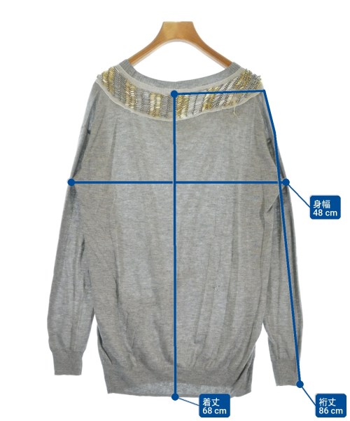 3.1 Phillip Lim（スリーワンフィリップリム）ニット・セーター グレー サイズ:S レディース/2200700832675