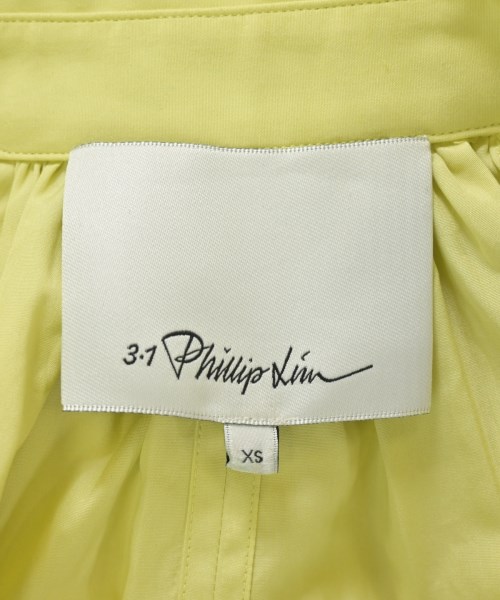 3.1 Phillip Lim（スリーワンフィリップリム）シャツワンピース 黄 サイズ:XS レディース/2200702431050